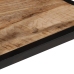 Mesa de centro de madera maciza de mango rugosa 35x35x30 cm