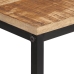 Mesa consola madera maciza de mango rugosa 100x35x70 cm