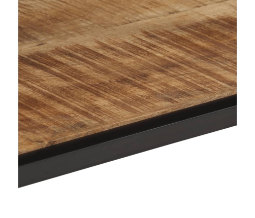 Mesa consola madera maciza de mango rugosa 100x35x70 cm