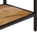 Mesa consola madera maciza de mango rugosa 100x35x70 cm