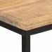 Mesa consola madera maciza de mango rugosa 100x35x70 cm