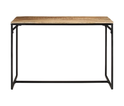 vidaXL Mesa de comedor madera maciza de mango rugosa 110x55x75 cm