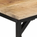 Mesa de comedor madera maciza de mango rugosa 110x55x75 cm