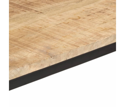 Mesa de comedor madera maciza de mango rugosa 110x55x75 cm