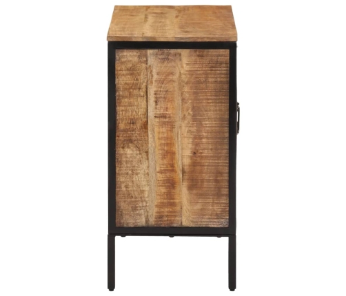 Aparador de madera maciza de mango rugosa 70x35x70 cm