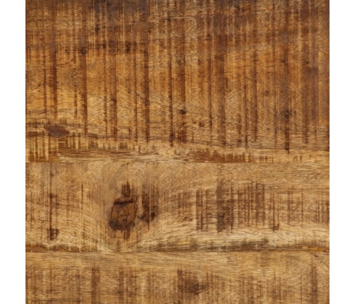 Aparador de madera maciza de mango rugosa 70x35x70 cm