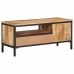 Mueble de TV madera maciza de mango rugosa 90x35x40 cm