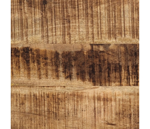 Aparador de madera maciza de mango rugosa 100x35x75 cm