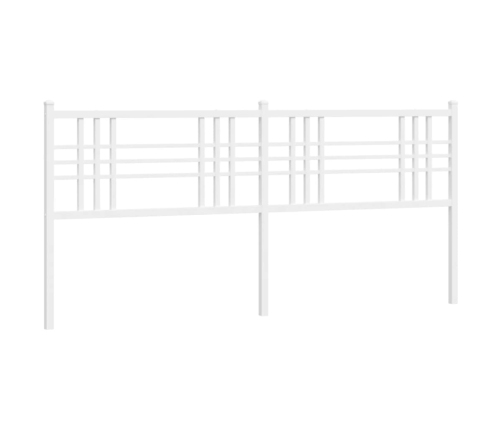 Cabecero de metal blanco 193 cm