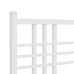 Cabecero de metal blanco 193 cm