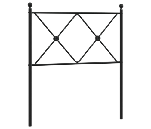 Cabecero de metal negro 75 cm