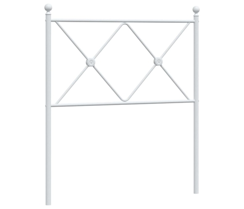 Cabecero de metal blanco 75 cm