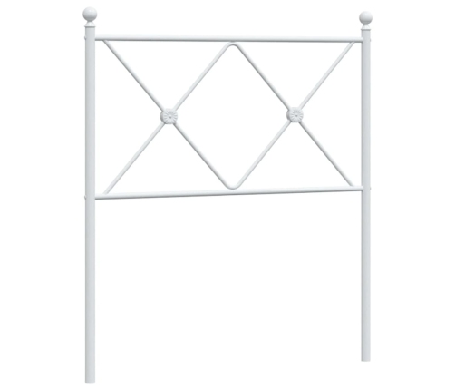 Cabecero de metal blanco 80 cm