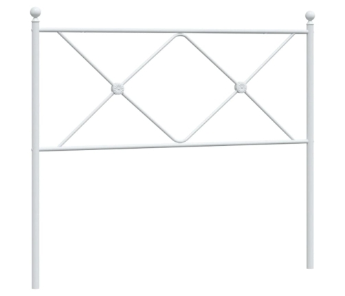 Cabecero de metal blanco 107 cm