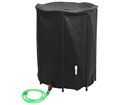 Depósito de agua plegable con grifo PVC 750 l