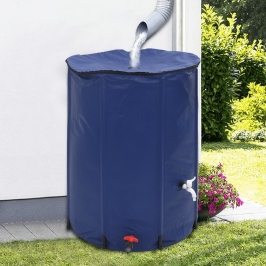 Depósito de agua plegable con grifo PVC 750 l