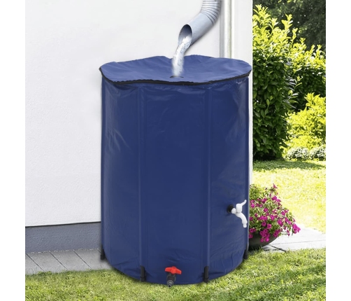 Depósito de agua plegable con grifo PVC 750 l