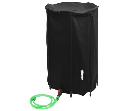 Depósito de agua plegable con grifo PVC 500 l