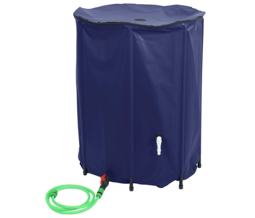 Depósito de agua plegable con grifo PVC 500 l