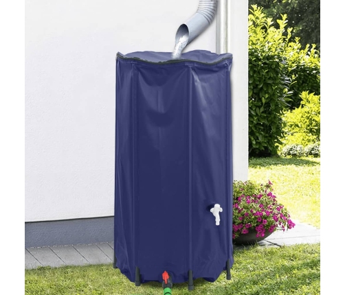 Depósito de agua plegable con grifo PVC 250 l