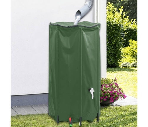 Depósito de agua plegable con grifo PVC 380 l