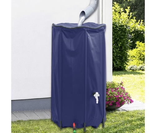 Depósito de agua plegable con grifo PVC 380 l