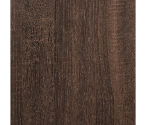 Mesa de centro madera ingeniería roble marrón 100x100x48,5 cm