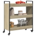 Carrito de cocina madera de ingeniería roble Sonoma 70x30x82 cm