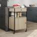 Carrito de cocina madera ingeniería roble Sonoma 56x43x89,5 cm