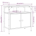 Armario lavabo baño madera ingeniería roble ahumado 60x30x60 cm