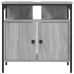 Armario lavabo baño madera ingeniería gris Sonoma 60x30x60 cm