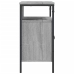 Armario lavabo baño madera ingeniería gris Sonoma 60x30x60 cm