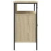 Armario lavabo baño madera ingeniería roble Sonoma 80x30x60 cm