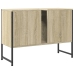 Armario lavabo baño madera ingeniería roble Sonoma 80x33x60 cm