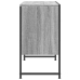 Armario lavabo baño madera ingeniería gris Sonoma 80x33x60 cm