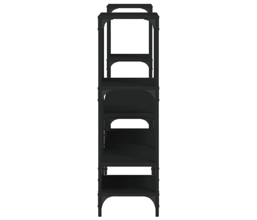 Mueble para TV madera de ingeniería negro 206,5x28,5x95 cm