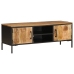 Mueble de TV madera maciza de mango rugosa 110x35x40 cm