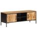 Mueble de TV madera maciza de mango rugosa 110x35x40 cm