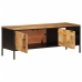 Mueble de TV madera maciza de mango rugosa 110x35x40 cm