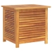 Caja de almacenaje de jardín madera maciza acacia 60x50x56 cm