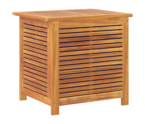 Caja de almacenaje de jardín madera maciza acacia 60x50x56 cm