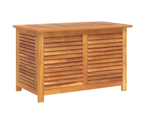 Caja de almacenaje de jardín madera maciza acacia 90x50x56 cm