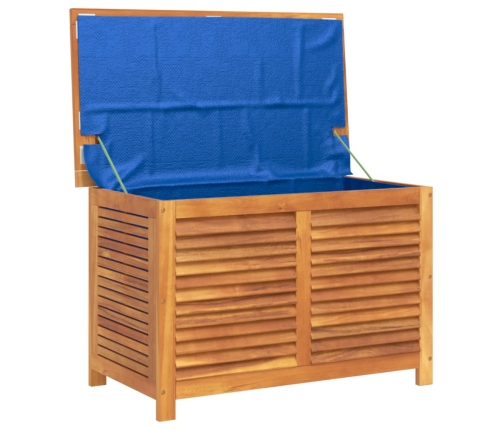 Caja de almacenaje de jardín madera maciza acacia 90x50x56 cm