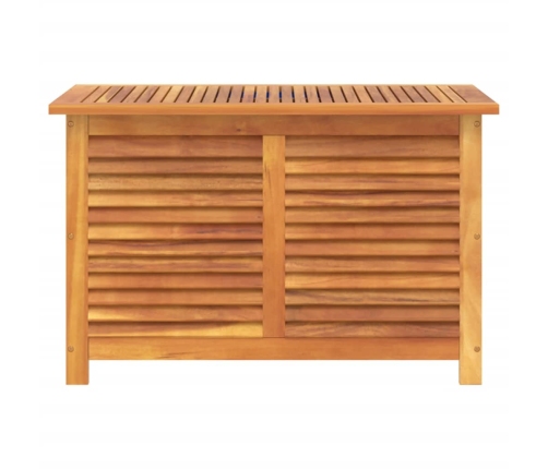 Caja de almacenaje de jardín madera maciza acacia 90x50x56 cm