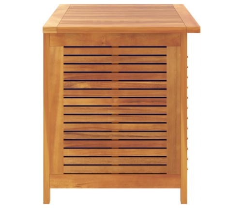 Caja de almacenaje de jardín madera maciza acacia 90x50x56 cm