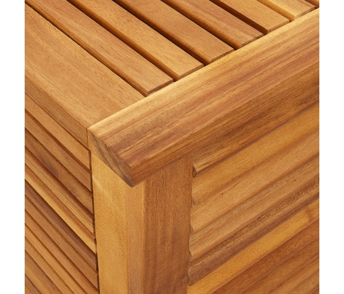 Caja de almacenaje de jardín madera maciza acacia 90x50x56 cm