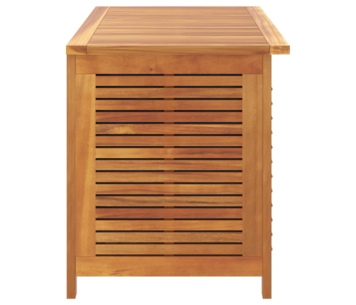 Caja de almacenaje de jardín madera maciza acacia 113x50x56 cm