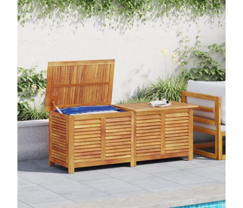 Caja de almacenaje de jardín madera maciza acacia 150x50x56 cm