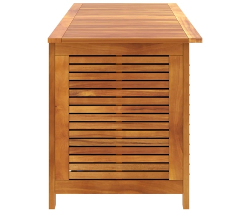 Caja de almacenaje de jardín madera maciza acacia 150x50x56 cm