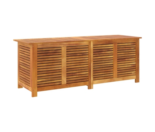 Caja de almacenaje de jardín madera maciza acacia 150x50x56 cm